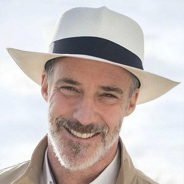 Klassieke zonnehoed met grote rand