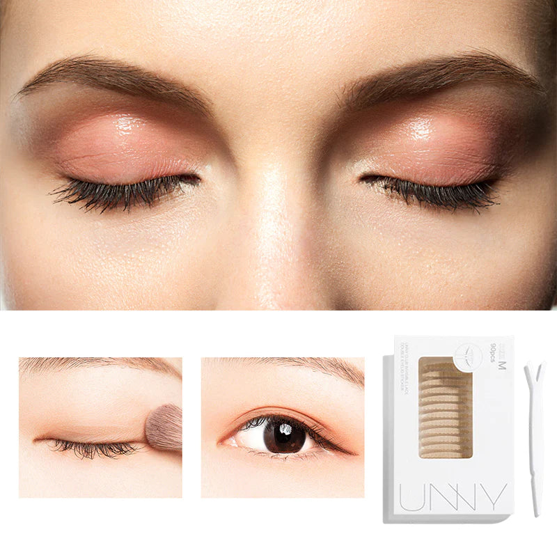 Set onzichtbare ooglidstrips