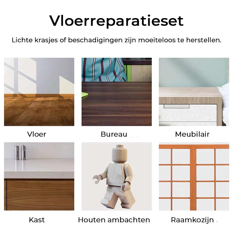 Reparatieset voor houten vloermeubels