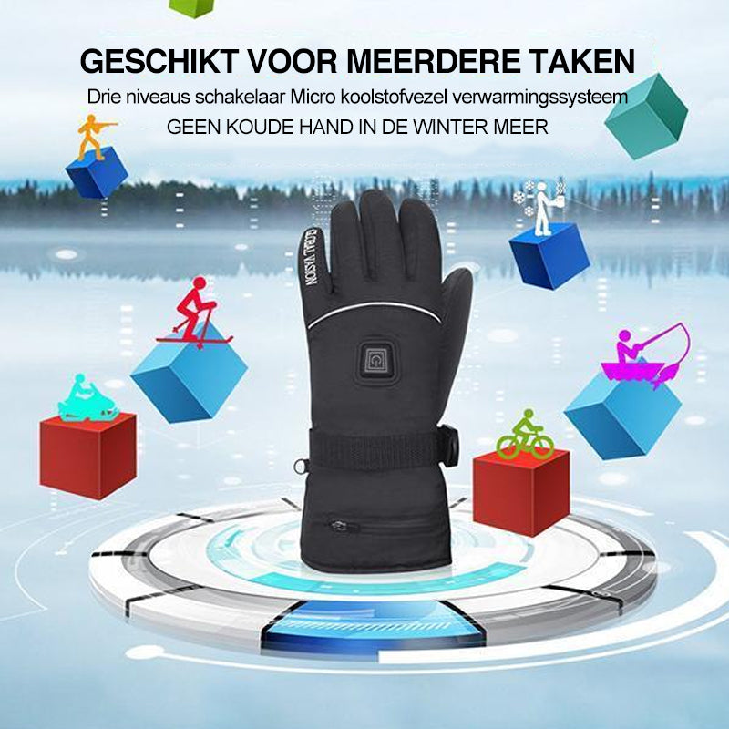 Nieuwe upgrade Elektrisch Verwarmde Handschoenen (Beste Cadeau Deze Winter)