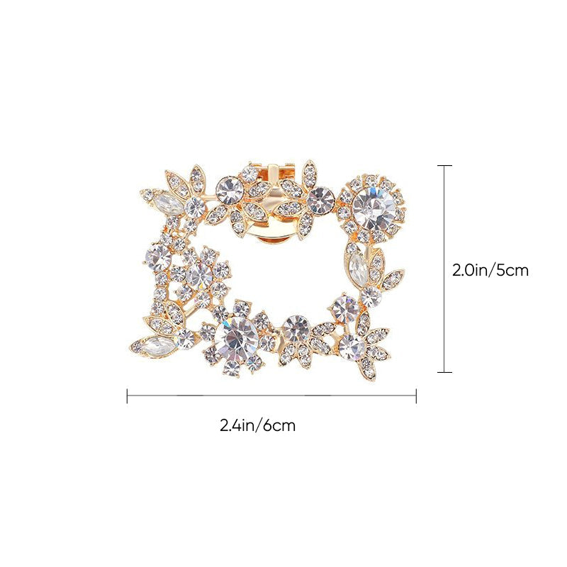 Afneembare strass hoge hak schoenen gesp