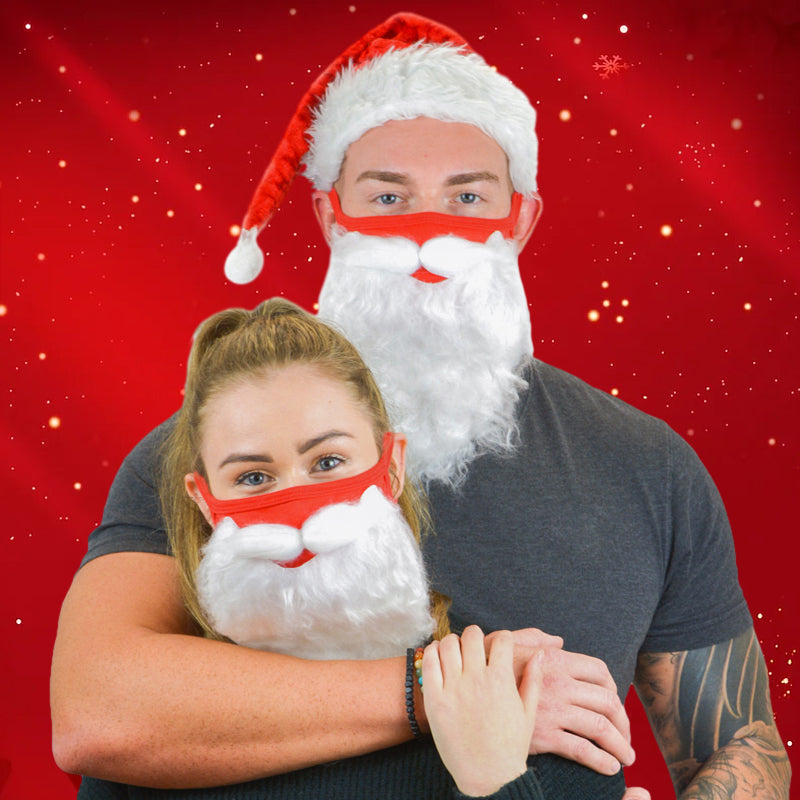 Gezichtsmasker van de Kerstman