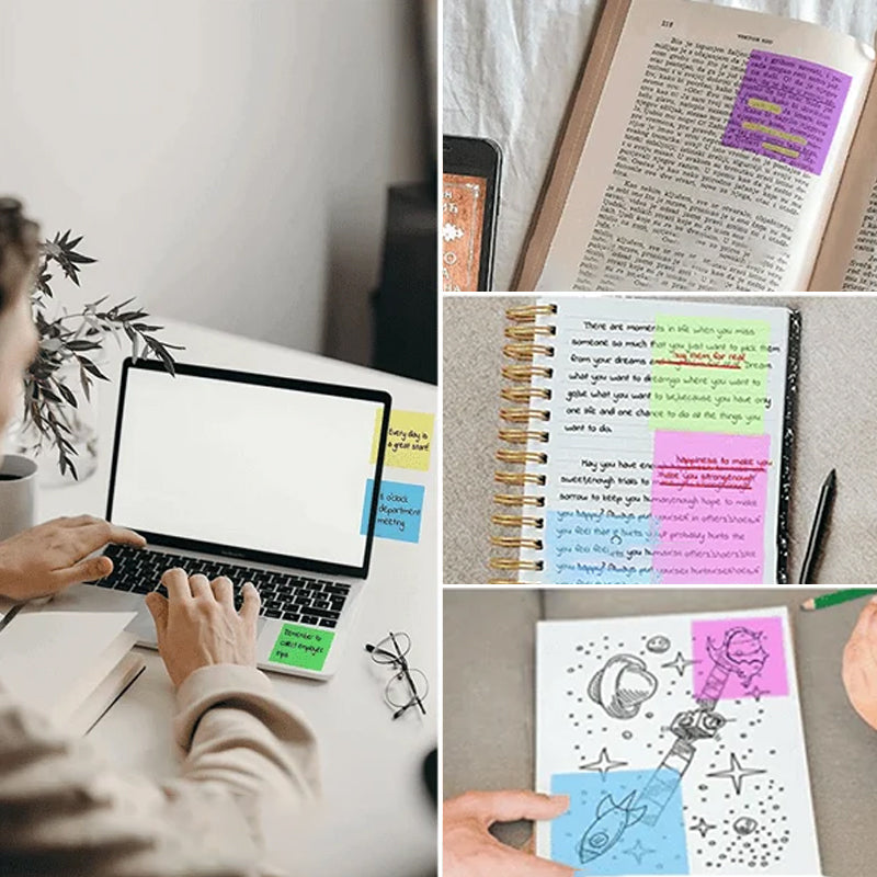 Magische Doorschijnende Plak Notities