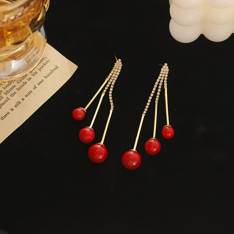 Kwastje elegante piercing oorbellen