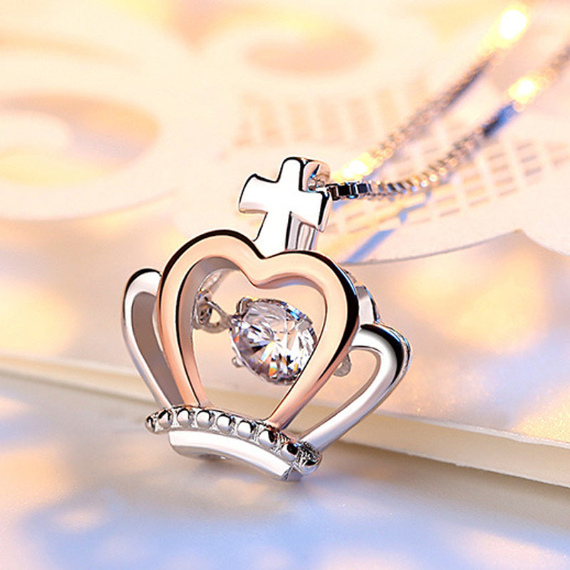 Zirkoon kroon ketting