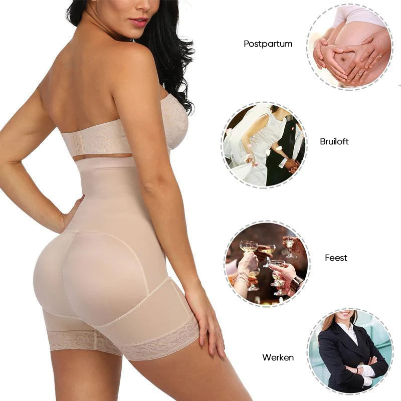 Bodyshaping slipje met hoge taille en compressiegordel