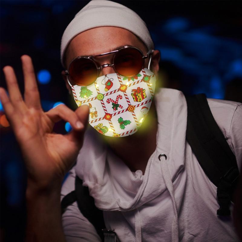 LED oplichtend kerstmasker