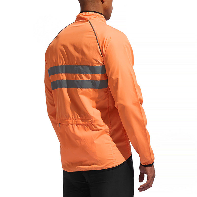 Windjack met lange mouwen voor fietsen