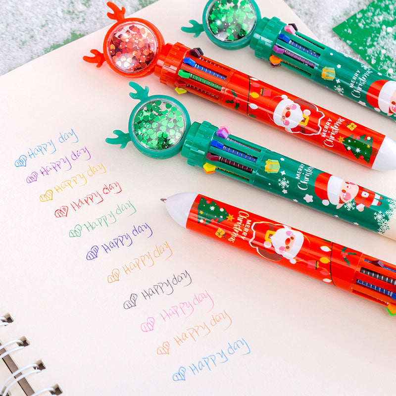 Kerst Balpen met 10 Kleuren