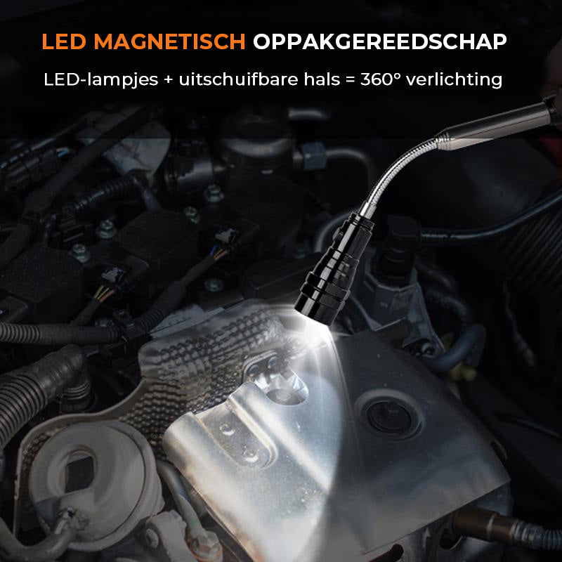 Telescopische magnetische pick-up zaklamp