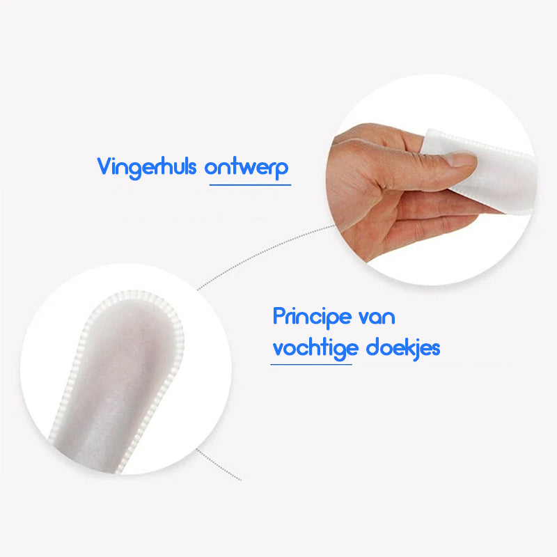 Tandenreinigende vingerdoekjes voor huisdieren