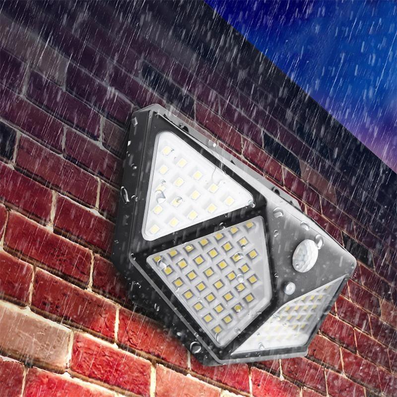 Waterdichte buitenlamp op zonne-energie 100 LED