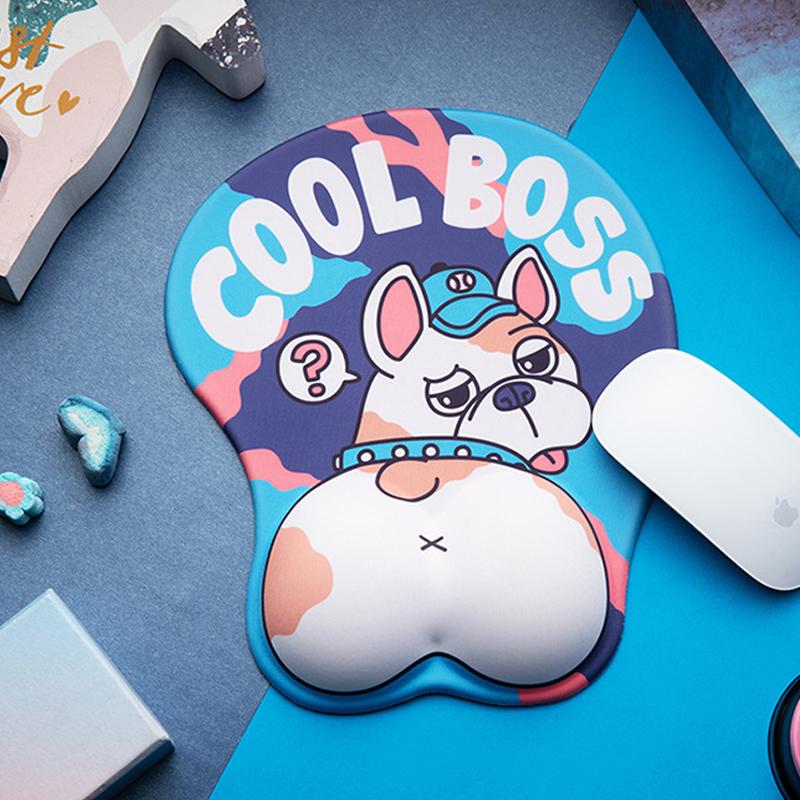 3D-muismat voor honden met polssteun