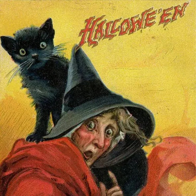 Vintage Halloween Ansichtkaarten set (24 stuks)