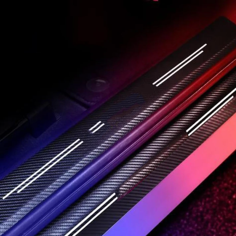 De Stickers van de autodeurdorpels