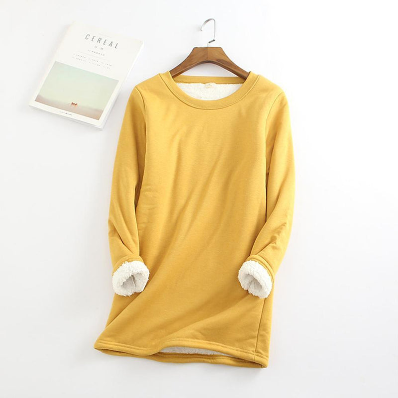 Casual Warm sweatshirt met ronde hals
