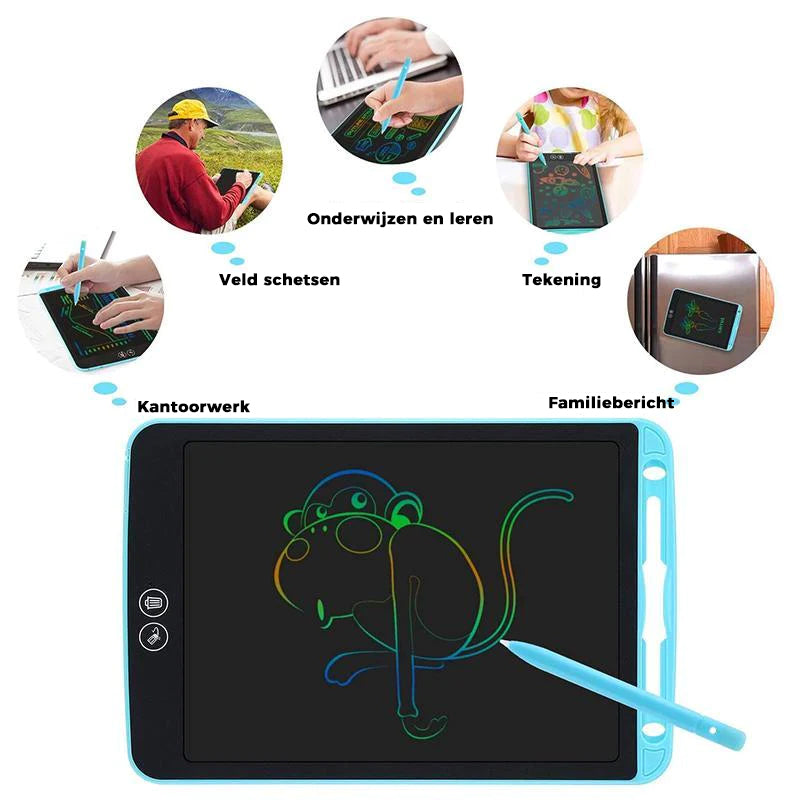 Gedeeltelijk uitwisbaar LCD-schrijfbord