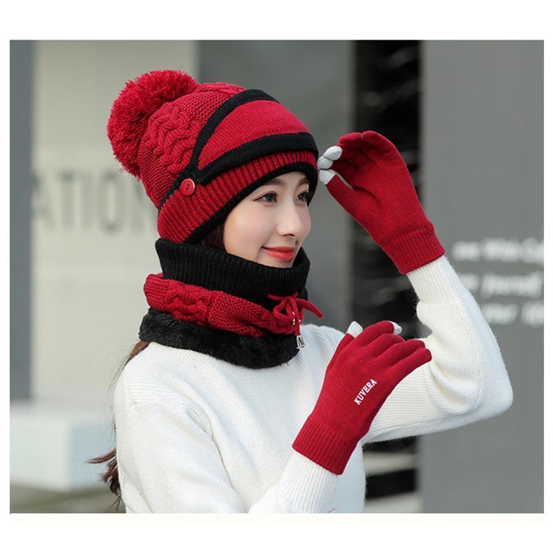 Set wintersjaals voor dames