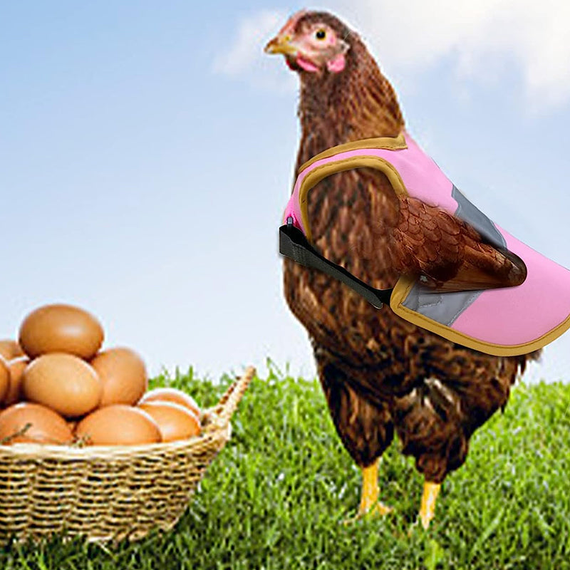Verstelbaar kippenharnas Kip huisdier reflecterend vest