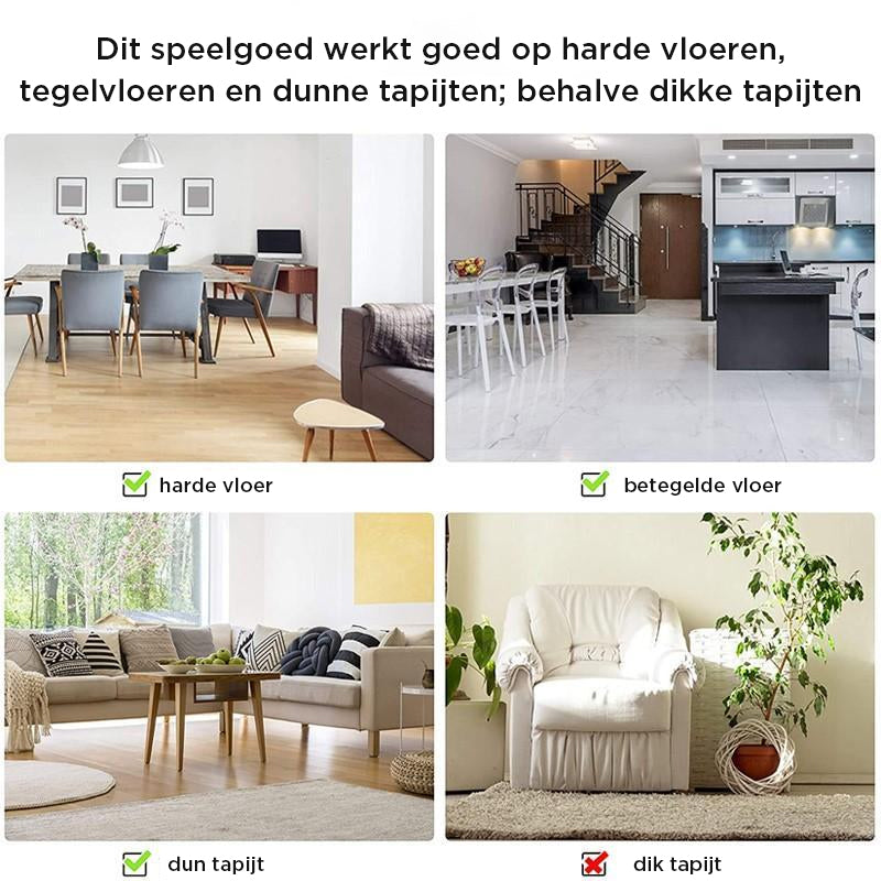 Wiggly Kattenspeelgoed met Bellen