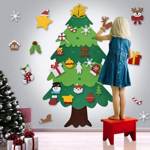 NIEUWE VERBETERDE DIY vilten kerstboom, een geweldig cadeau voor kinderen