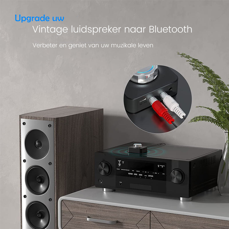 Bluetooth 5.0 Audio RCA-ontvanger