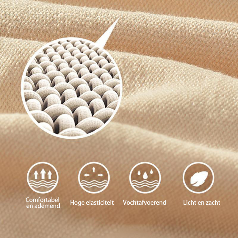 Naadloze elastische thermische binnenkleding