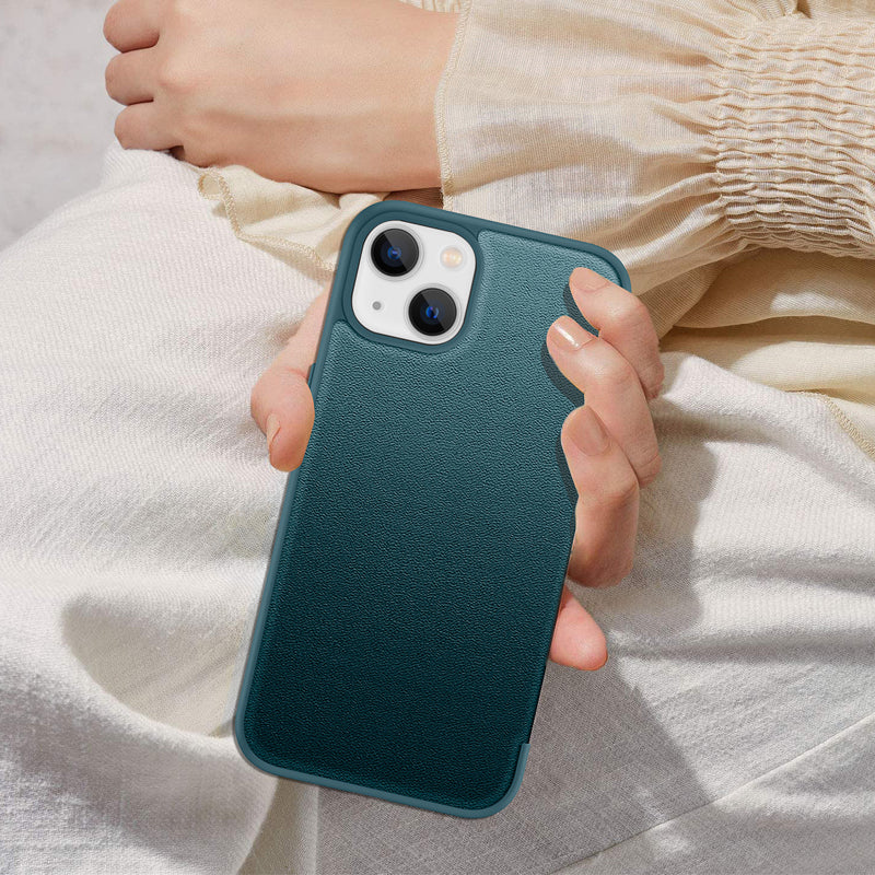 Business Series View Window Flip Folio lederen hoes