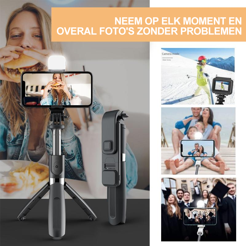 Draadloze bluetooth selfie stick