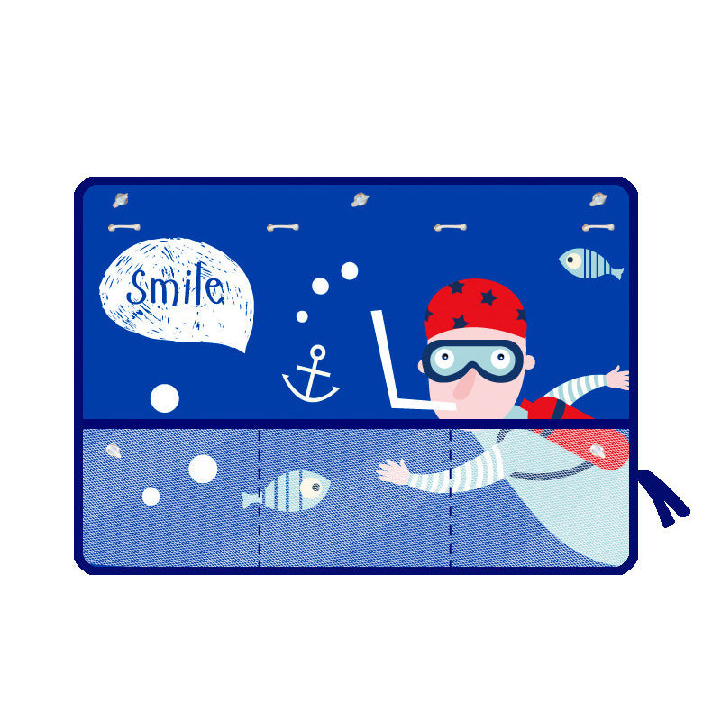 Cartoon autoraam gordijn