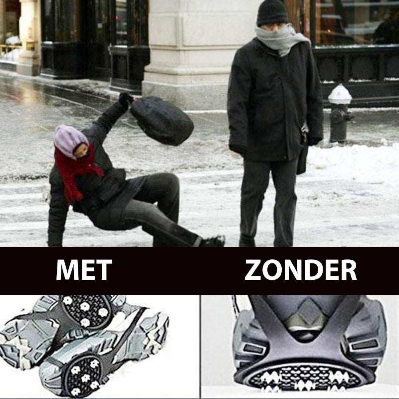 Tractie-schoenplaatjes Ice Snow Grips Antislip siliconen