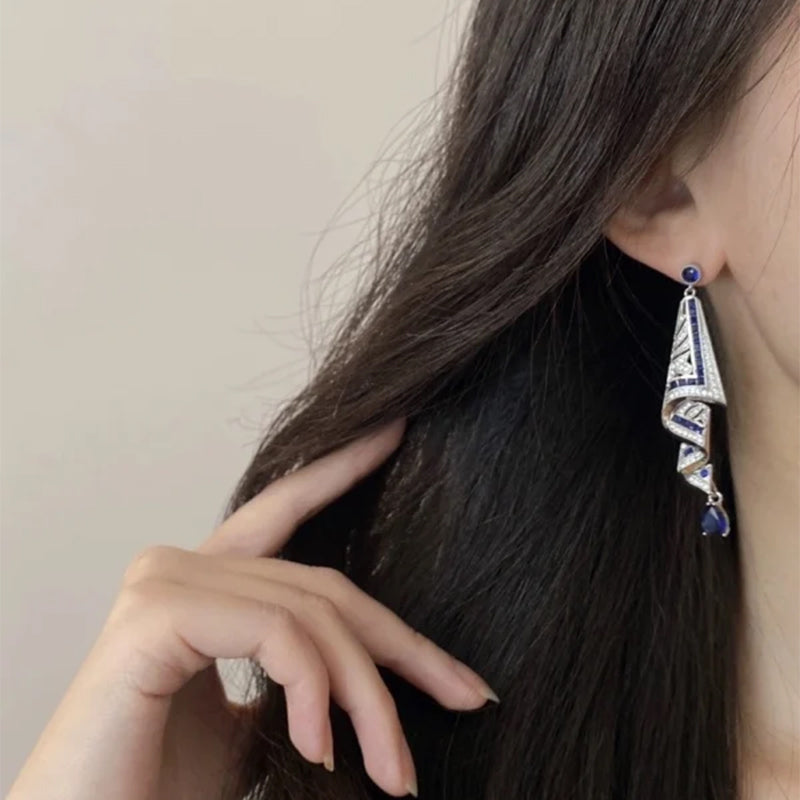 Vintage satijnen Oorknopjes