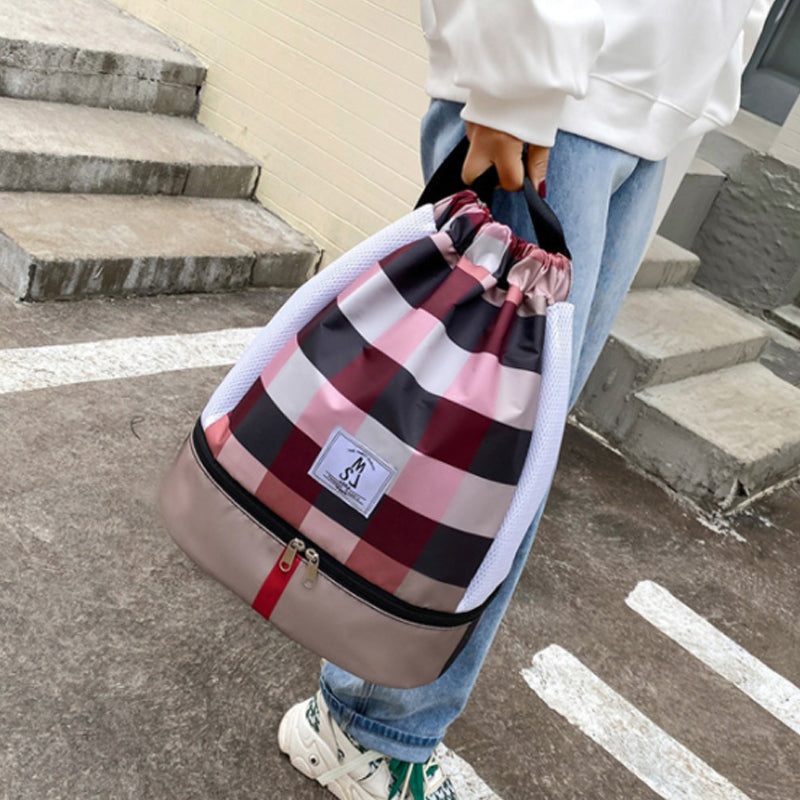 Lichtgewicht water dichte droge en natte scheidingszwem-fitness rugzak