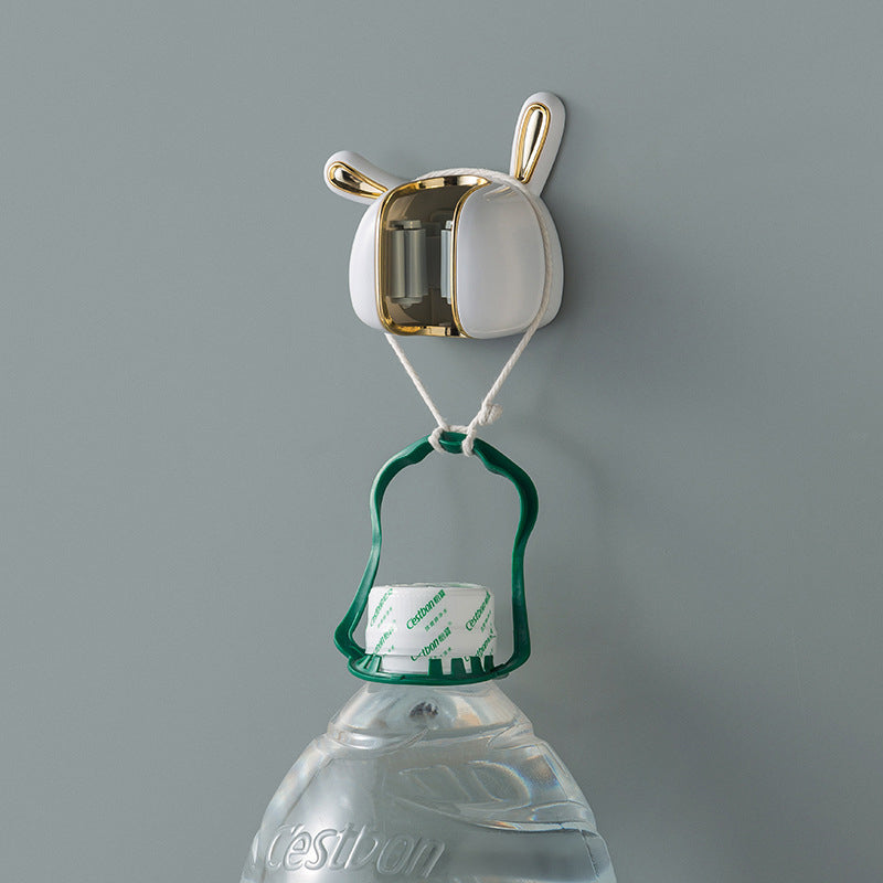 Schattige konijnenmophouder