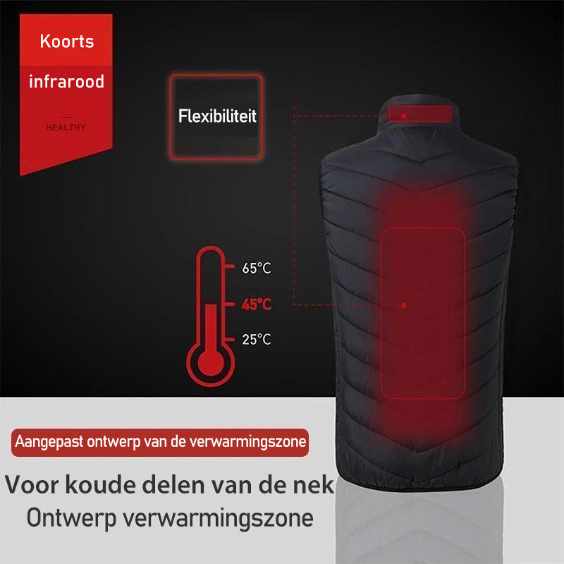 Instant Warmte Verwarmingsvest, unisex