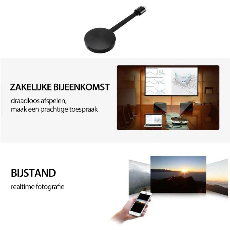 Draagbare draadloze HDMI-ontvanger