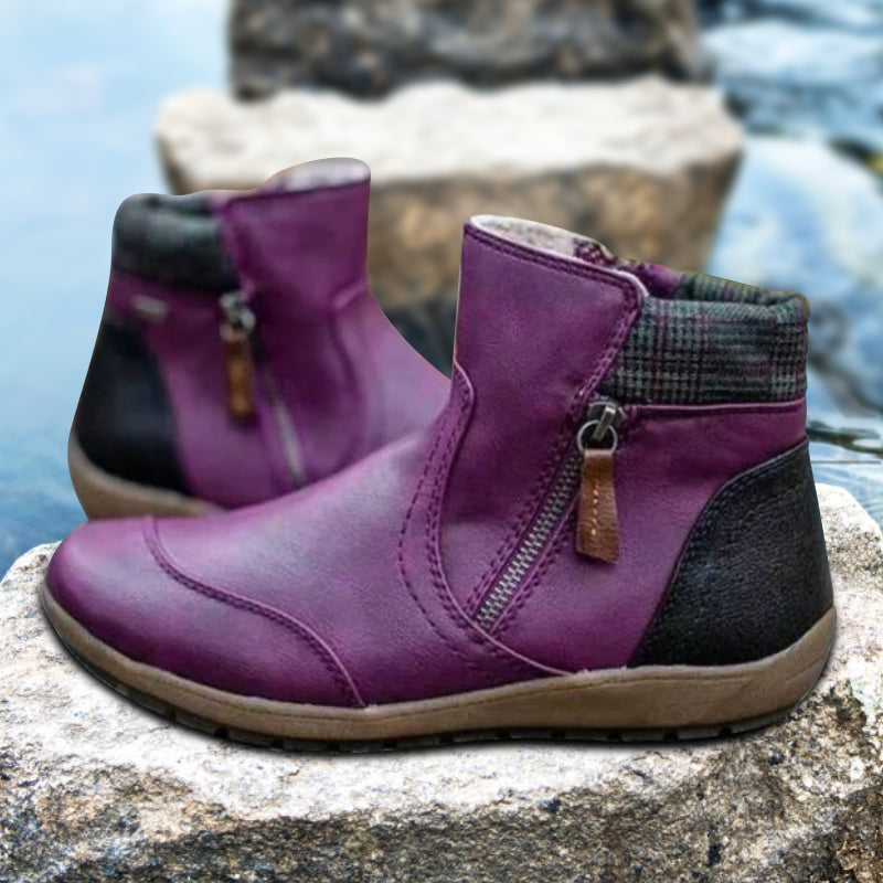 Waterdichte dames laarzen met rits