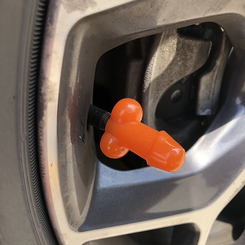 Grappige klepsteeldoppen (4 stuks)