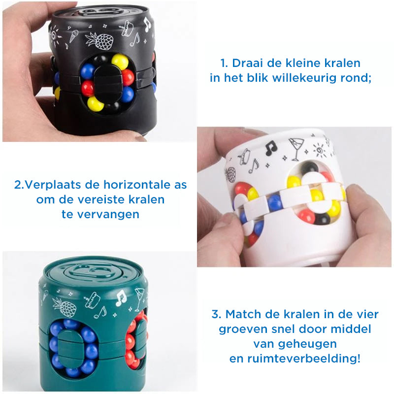 Magische kralen kubus kan