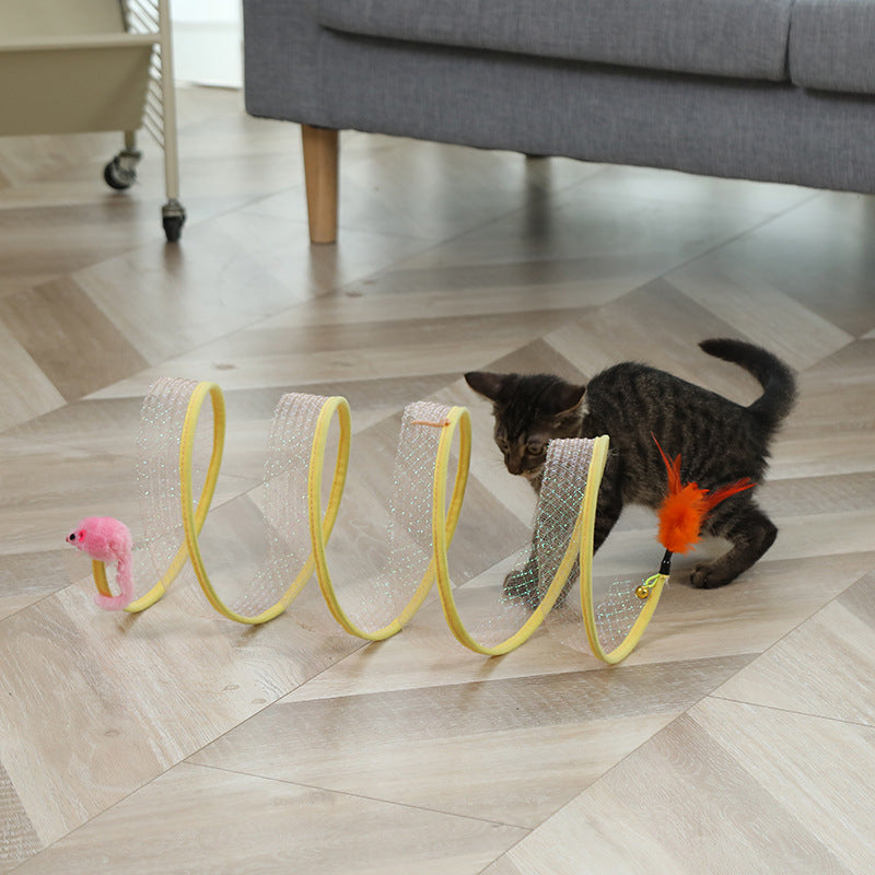Gevouwen katten tunnel