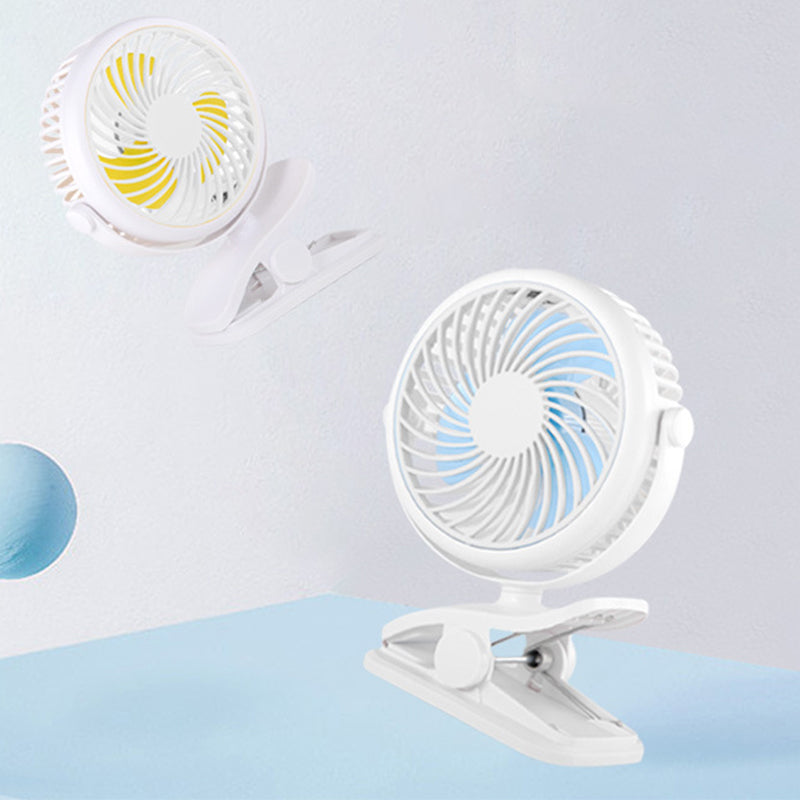 Draagbare stille clipventilator met 360 ° rotatie