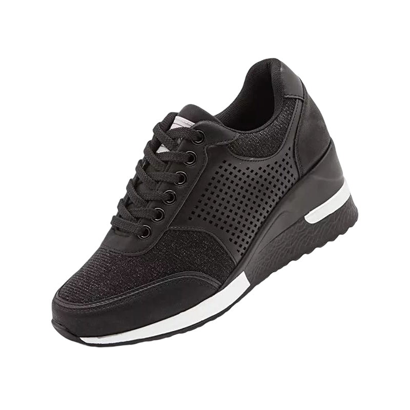 Wedge-sneakers met hoge hak voor dames