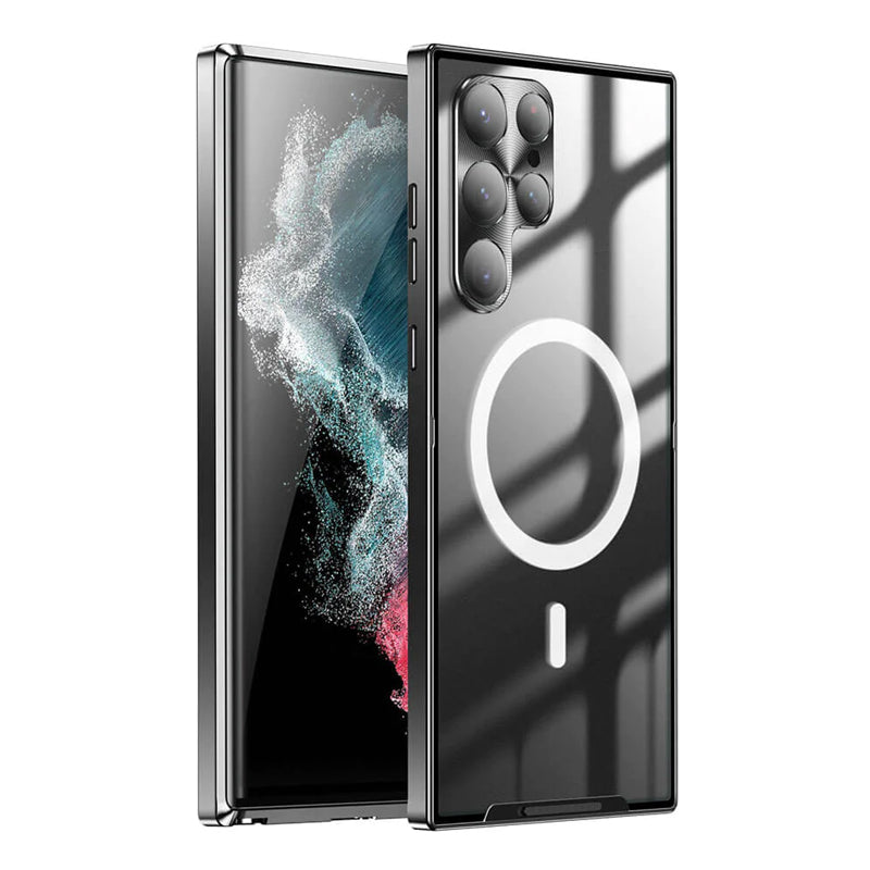 Magnetische Magsafe metalen hoes voor Samsung