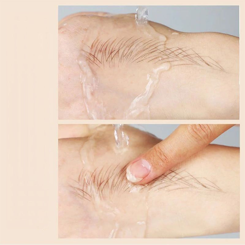 Waterbestendig houten wenkbrauwpotlood (12 stuks)