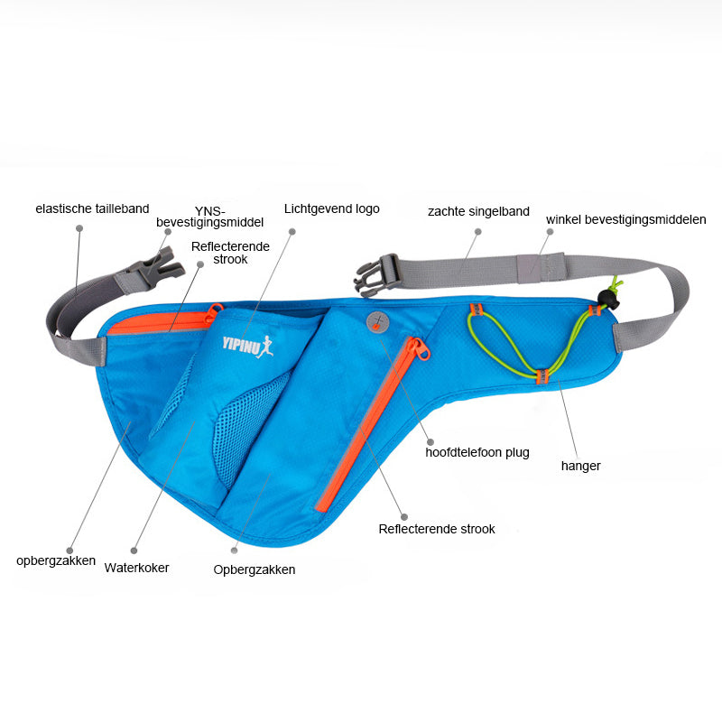 Heuptas met sport  waterfles