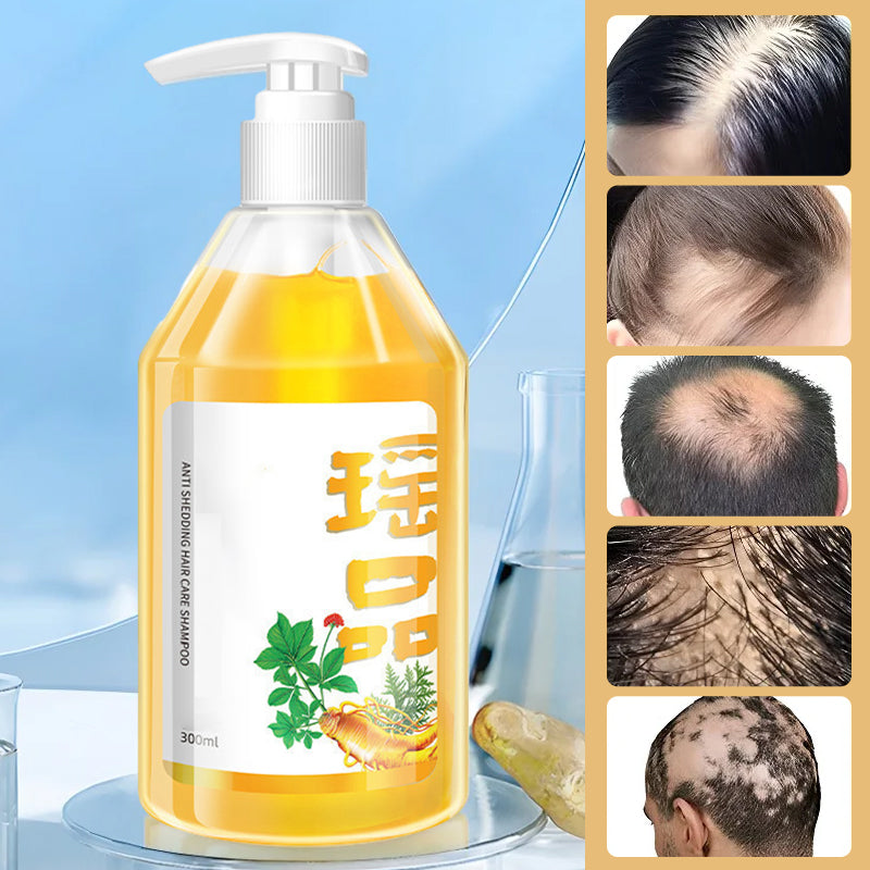 Gladde en oliecontrolerende anti-haaruitvalshampoo