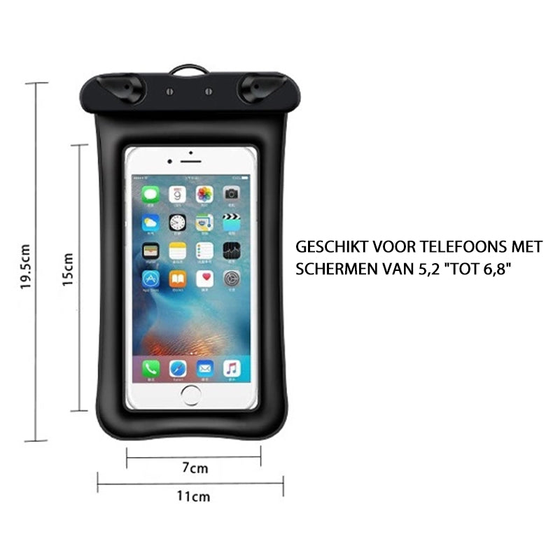 Waterdichte telefoonhoesje