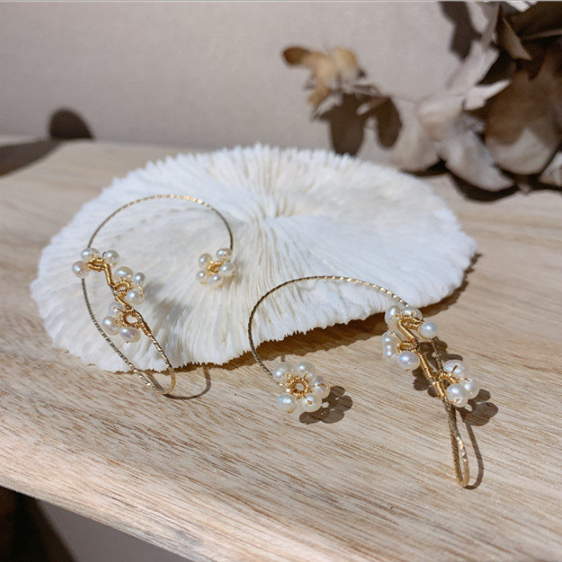 Vintage Parel Oorbellen