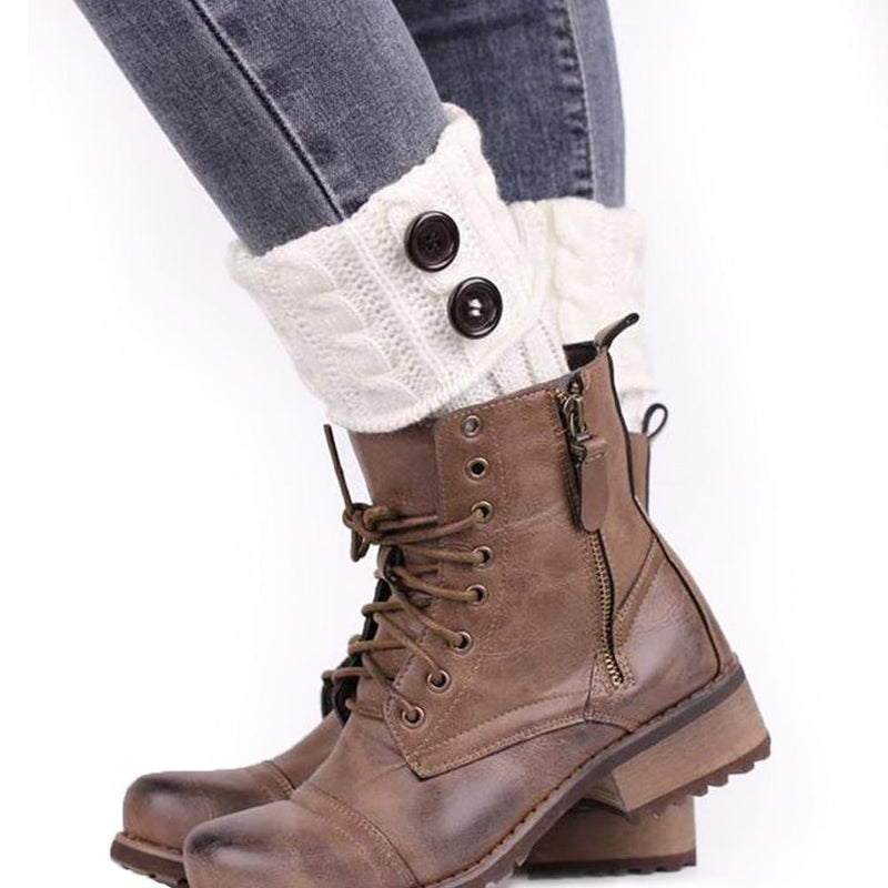 Knit boot toppers