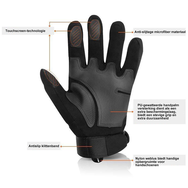Handschoenen met touchscreen voor paardrijden